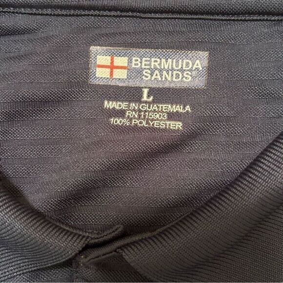 World Language Academy Golf Shirt Men's Large Hall County Schools Navy S/S - Picture 4 of 6